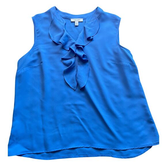 Nine West Flutter Front Sleeveless Blouse - Size XL ** - Picture 1 of 5